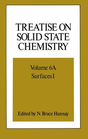 Treatise on Solid State Chemistry: Volume 6A Surfaces I de N. Hannay