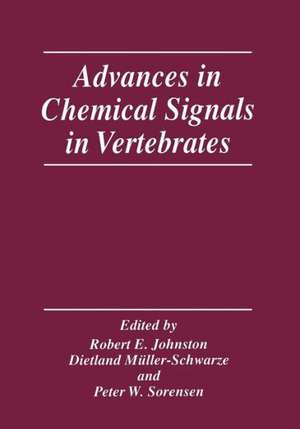 Advances in Chemical Signals in Vertebrates de Robert E. Johnston