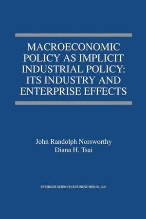 Macroeconomic Policy as Implicit Industrial Policy: Its Industry and Enterprise Effects de John Randolph Norsworthy