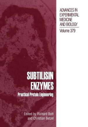 Subtilisin Enzymes: Practical Protein Engineering de Richard Bott