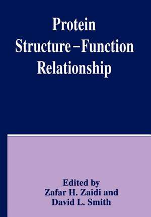 Protein Structure — Function Relationship de D.L. Smith