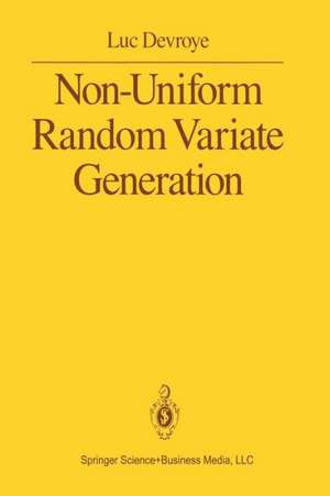 Non-Uniform Random Variate Generation de Luc Devroye