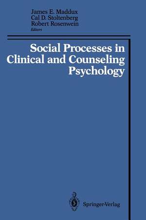 Social Processes in Clinical and Counseling Psychology de James E. Maddux