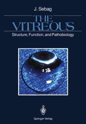 The Vitreous: Structure, Function, and Pathobiology de J. Sebag