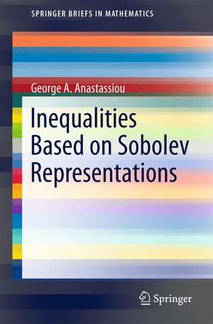 Inequalities Based on Sobolev Representations de George A. Anastassiou