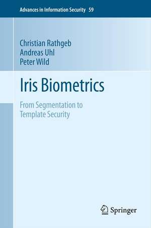 Iris Biometrics: From Segmentation to Template Security de Christian Rathgeb