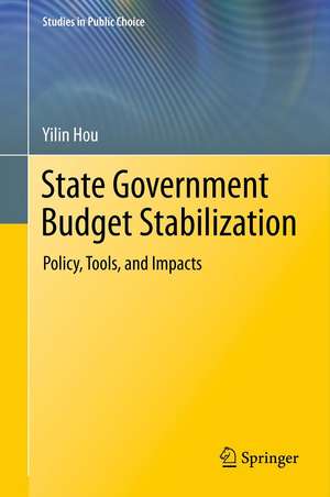 State Government Budget Stabilization: Policy, Tools, and Impacts de Yilin Hou