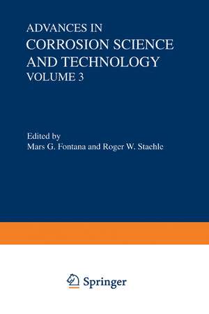 Advances in Corrosion Science and Technology de Mars G. Fontana