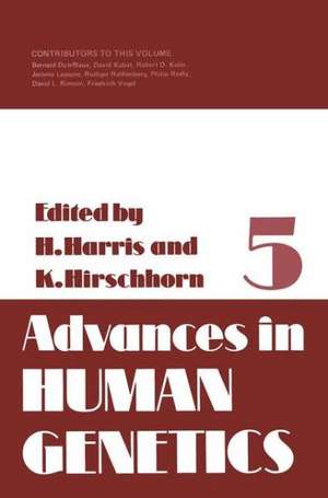 Advances in Human Genetics de Harry Harris