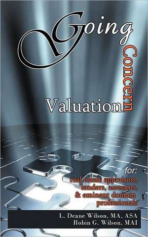 Going Concern Valuation de L. Deane Wilson Ma Asa