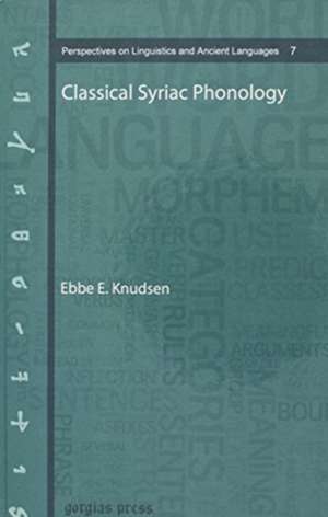 Knudsen, E: Classical Syriac Phonology de Ebbe Knudsen