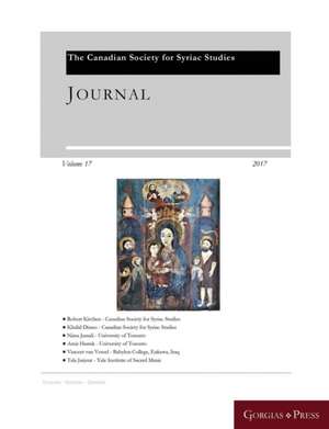 Journal of the Canadian Society for Syriac Studies 17 de Amir Harrak