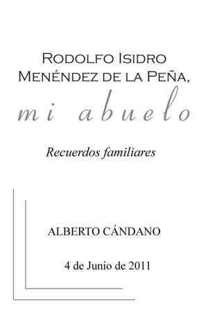 Rodolfo Isidro Men-Centsndez de La Pe-Centsa de Alberto Candano