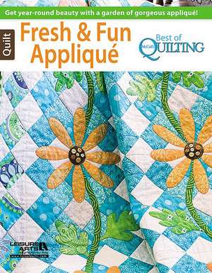 Fresh & Fun Applique: Best of McCall's Quilting de Leisure Arts