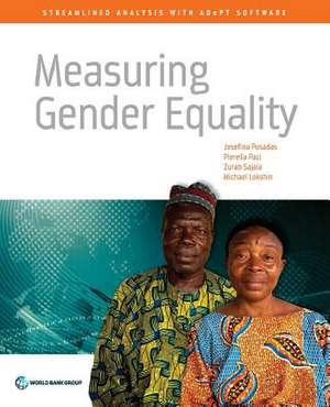 Measuring Gender Equality de Josefina Posadas