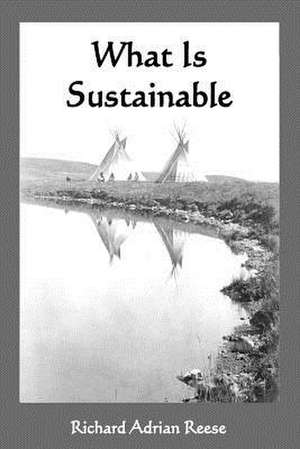 What Is Sustainable de Richard Adrian Reese