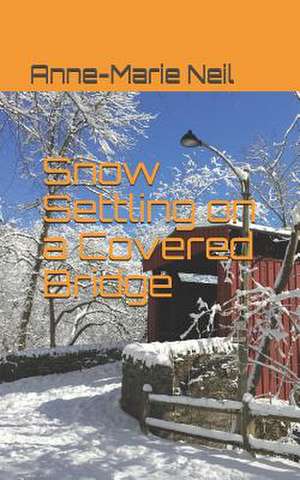 Snow Settling on a Covered Bridge de Anne-Marie Neil