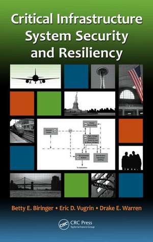 Critical Infrastructure System Security and Resiliency de Betty Biringer