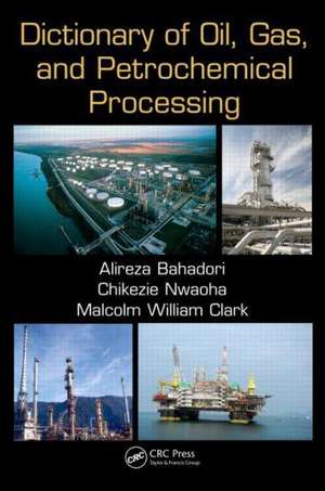 Dictionary of Oil, Gas, and Petrochemical Processing de Alireza Bahadori