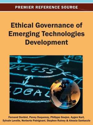 Ethical Governance of Emerging Technologies Development de Fernand Doridot