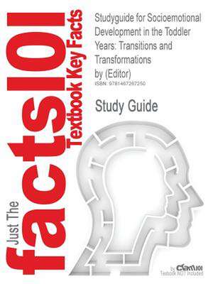 Studyguide for Socioemotional Development in the Toddler Years de Celia A. Brownell