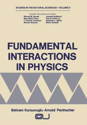 Fundamental Interactions in Physics de Arnold Perlmutter