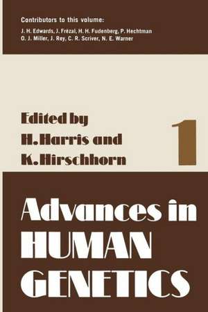 Advances in Human Genetics 1 de Harry Harris