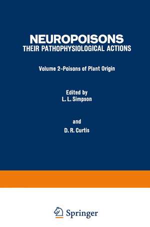 Poisons of Plant Origin de Lance L. Simpson