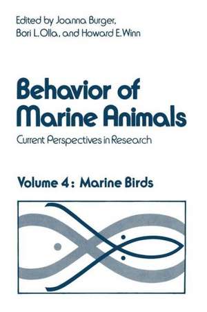 Behavior of Marine Animals: Current Perspectives in Research. Marine Birds de Joanna Burger