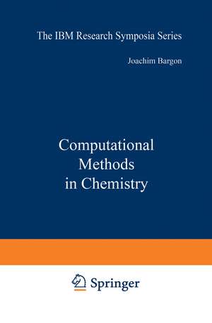 Computational Methods in Chemistry de Joachim Bargon