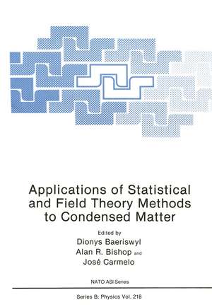 Applications of Statistical and Field Theory Methods to Condensed Matter de Dionys Baeriswyl