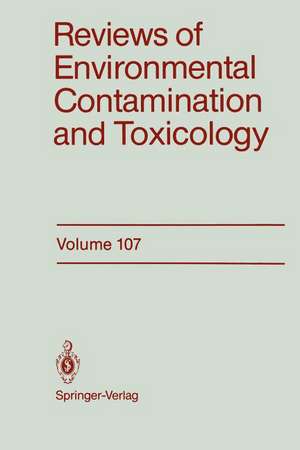 Reviews of Environmental Contamination and Toxicology: Continuation of Residue Reviews, United States Environmental Protection Agency Office of Drinking Water Health Advisories de US Environmental Protection Agency Office of DrinkingWater Health Advisories