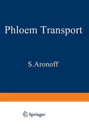 Phloem Transport de S. Aronoff