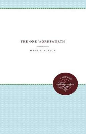 The One Wordsworth de Burton, Mary E.