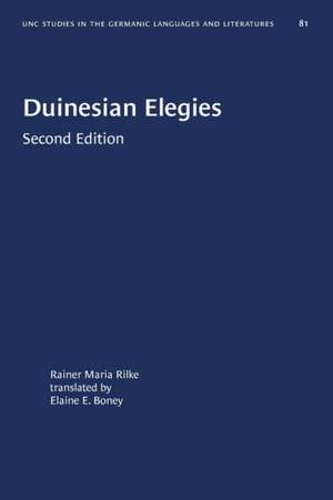 Duinesian Elegies de Rainer Maria Rilke