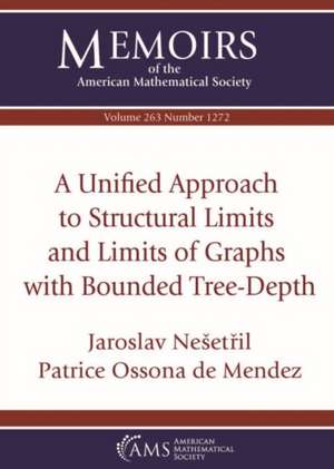 Unified Approach to Structural Limits and Limits of Graphs with Bounded Tree-Depth de Patrice Ossona de Mendez