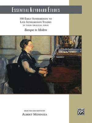 Essential Keyboard Etudes: 100 Early Intermediate to Late Intermediate Studies, Comb Bound Book de Albert Mendoza