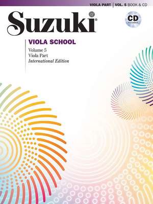 Suzuki Viola School, Vol 5: Viola Part, Book & CD de Shinichi Suzuki