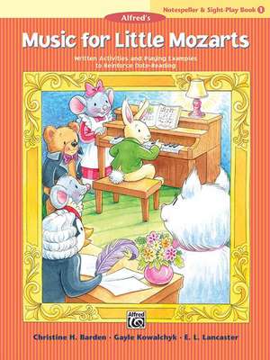 Music for Little Mozarts Notespeller & Sight-Play Book, Bk 1 de Christine H. Barden