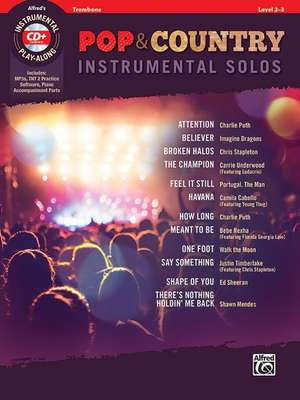 Pop & Country Instrumental Solos Trombone de Bill Galliford