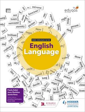 WJEC Eduqas GCSE English Language Student's Book de Paula Adair