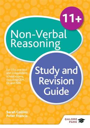 11+ Non-Verbal Reasoning Study and Revision Guide de Peter Francis