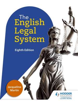 English Legal System Eighth Edition de Jacqueline Martin