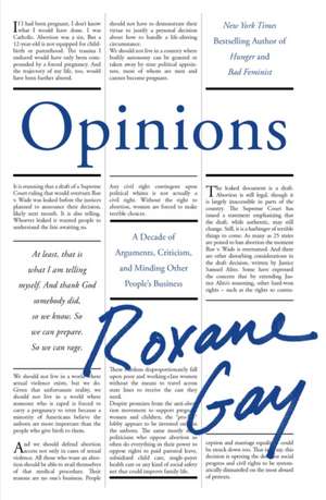 Opinions de Roxane Gay