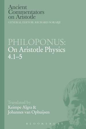 Philoponus: On Aristotle Physics 4.1-5 de Johannes van Ophuijsen