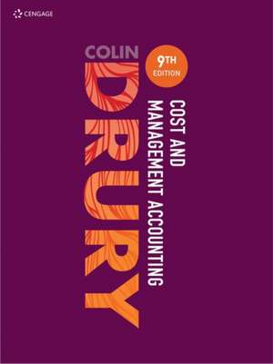 Cost and Management Accounting de Colin Drury