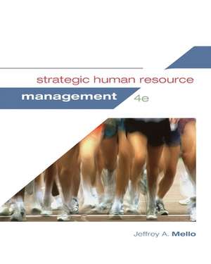 SOFTBOND STRATEGIC HUMAN RESC MNGMNT de Jeffrey A Mello