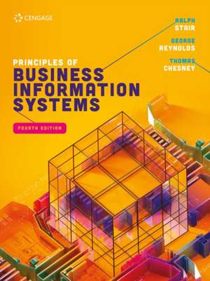 Principles of Business Information Systems de George Reynolds