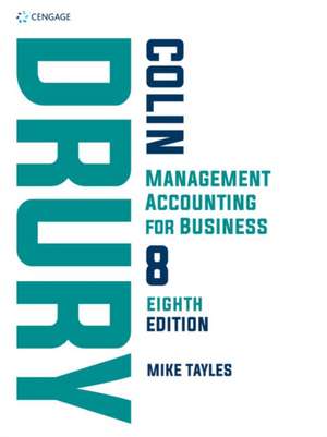 Management Accounting for Business de Colin Drury