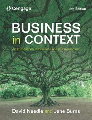 Business in Context de David Needle